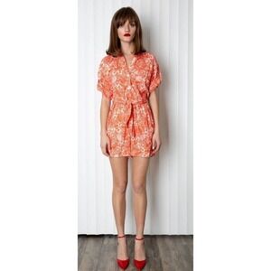 NWT Le Superbe Chic Tiki Romper VINTAGE PERSIMMON Size 2